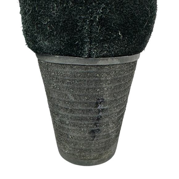 Franco Fortini CHESNEY Heel Ankle Boots 6.5 Embroidered Leather Western Cowgirl - Picture 8 of 10